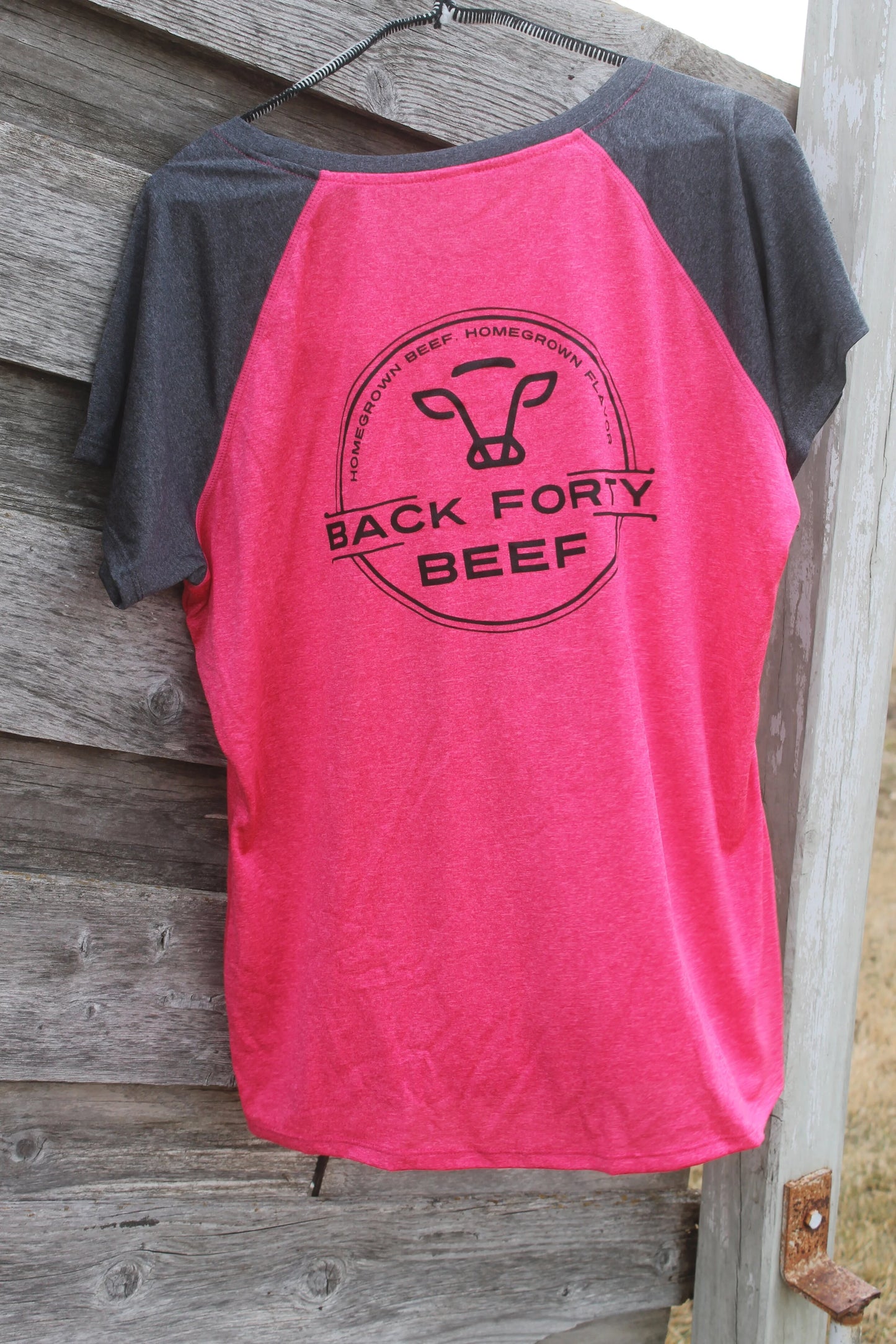 Feed Me Back Forty Beef - Pink - view 2