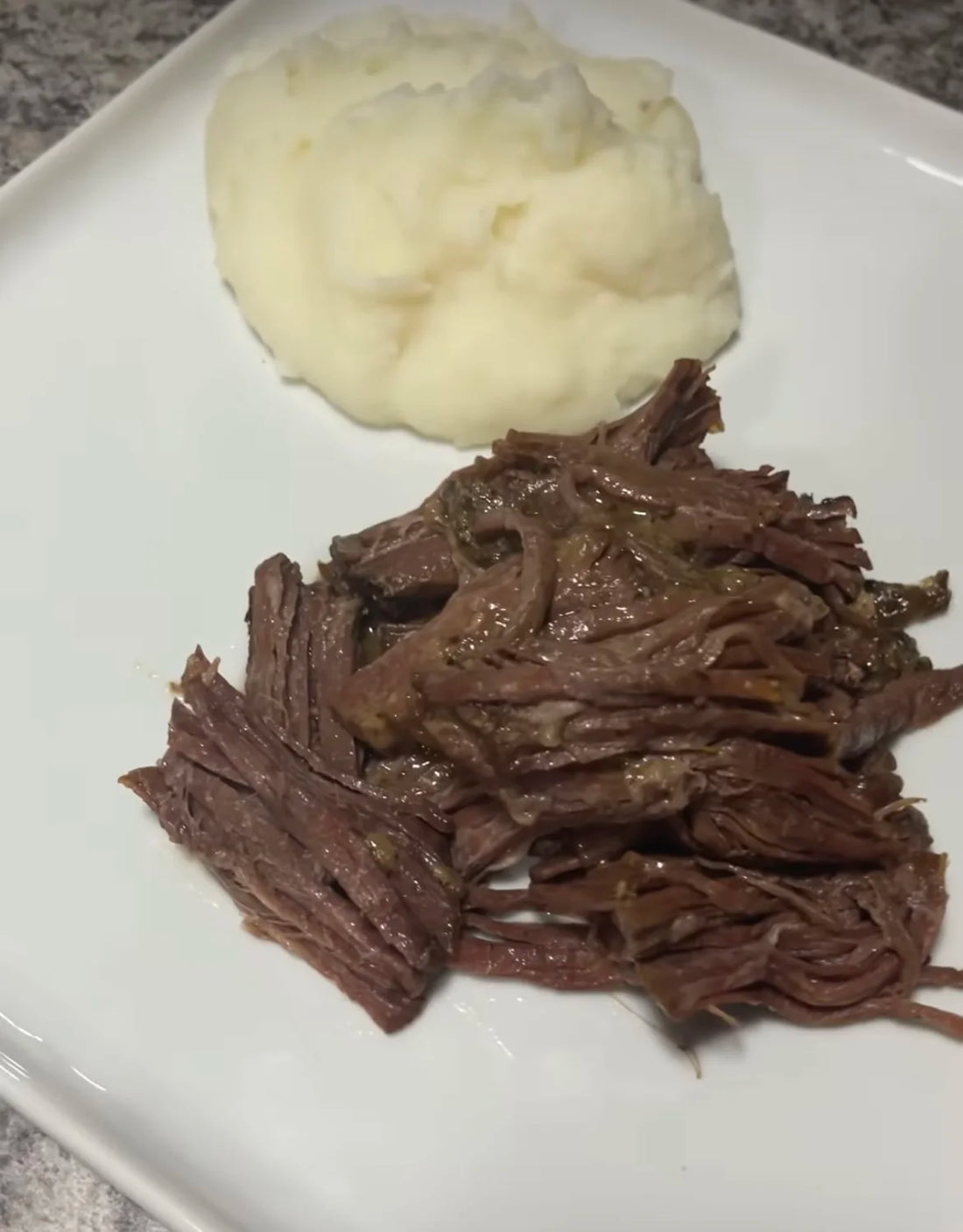 Slow cooker chuck roast made with Back Forty Beef